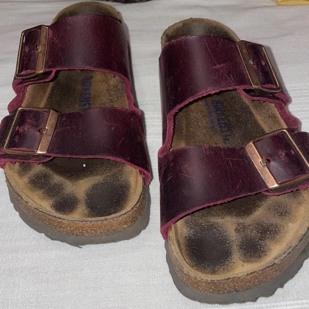 Birkenstock Arizona Oiled Leather Sandals Size 7, 7.5, 8